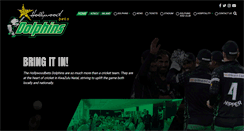 Desktop Screenshot of dolphinscricket.co.za